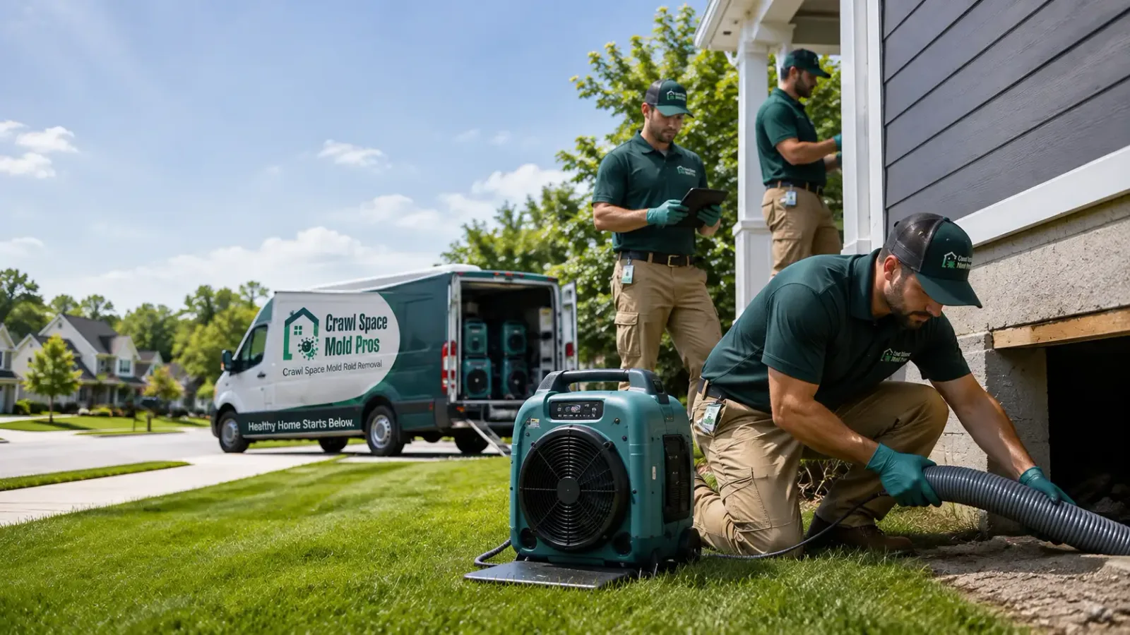 Crawl Space Mold Removal in Latimer, IA